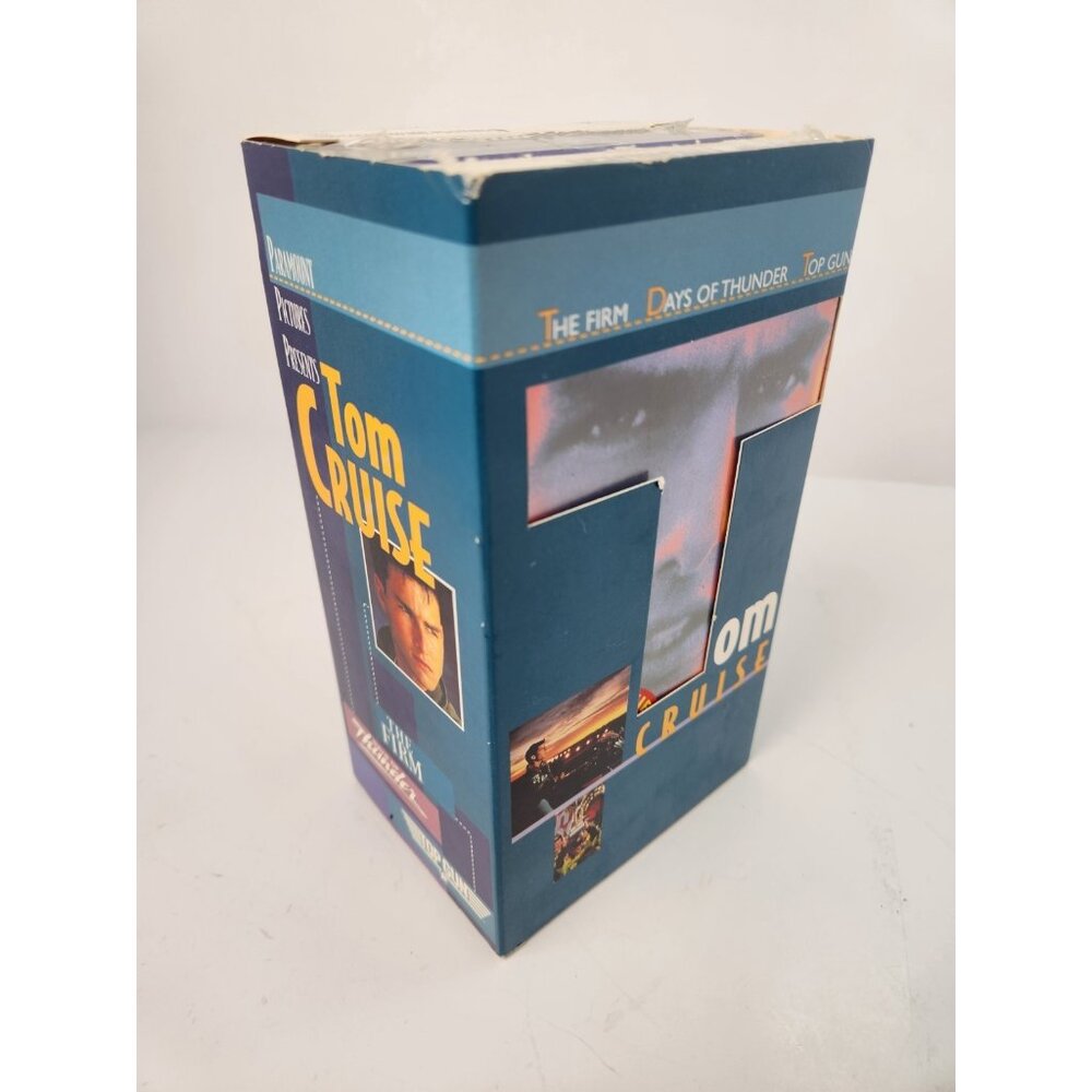 Paramount Pictures Presents Tom Cruise VHS Top Gun ,Days Of Thunder, The Firm